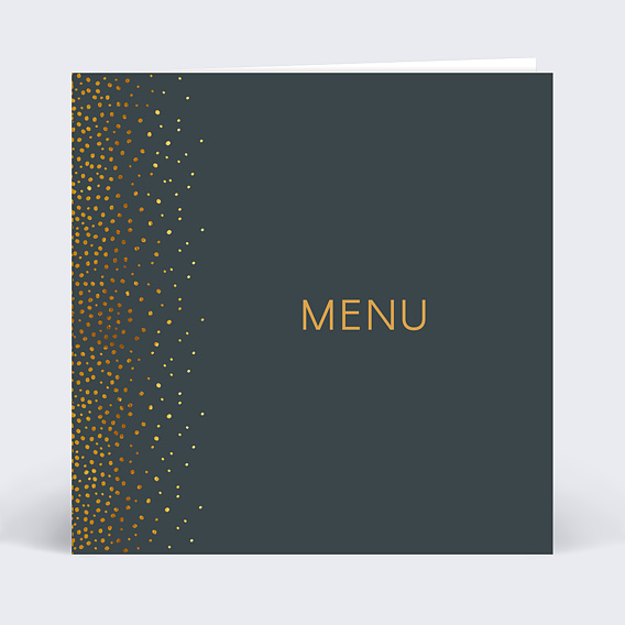 Menu anniversaire Élégance