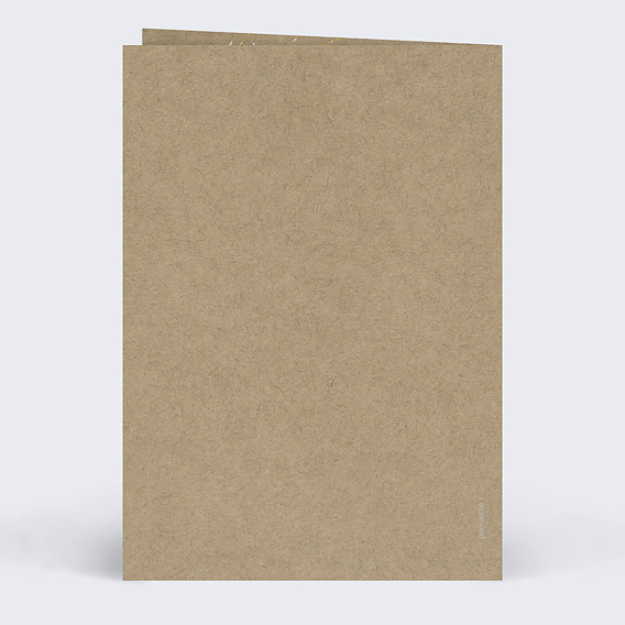 Menu Anniversaire Kraft Simple