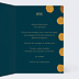 Menu anniversaire Graphique Chic Intérieur Droit