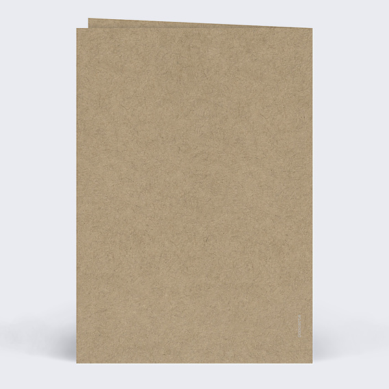 Menu Anniversaire Kraft Simple