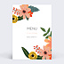 Menu anniversaire Bouquet Printanier
