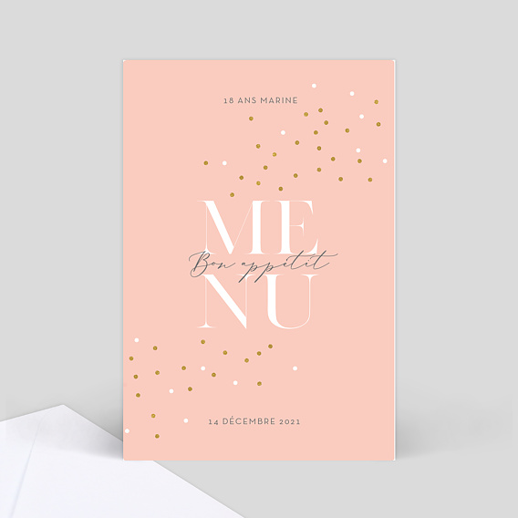 Menu Anniversaire Milestone Petits Pois