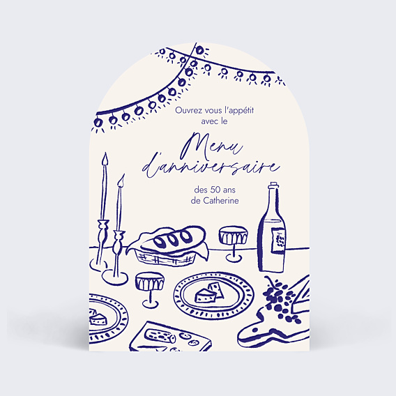 Menu Anniversaire Restaurant