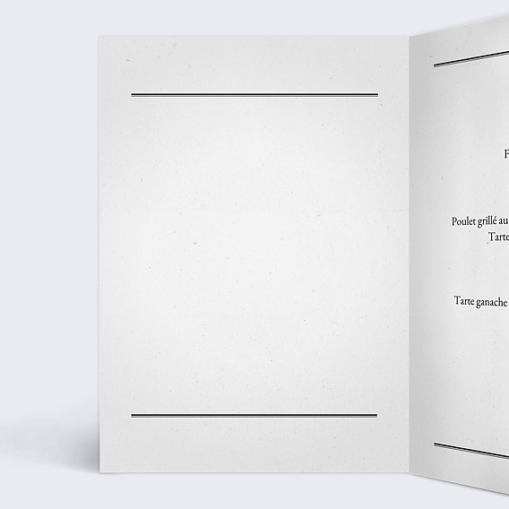 Menu anniversaire Journal Intérieur Gauche