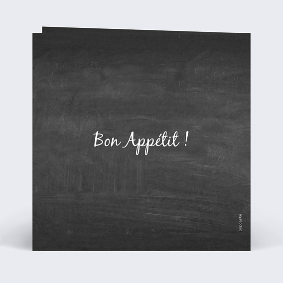 Menu anniversaire En Famille Verso