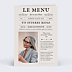 Menu Anniversaire La Revue