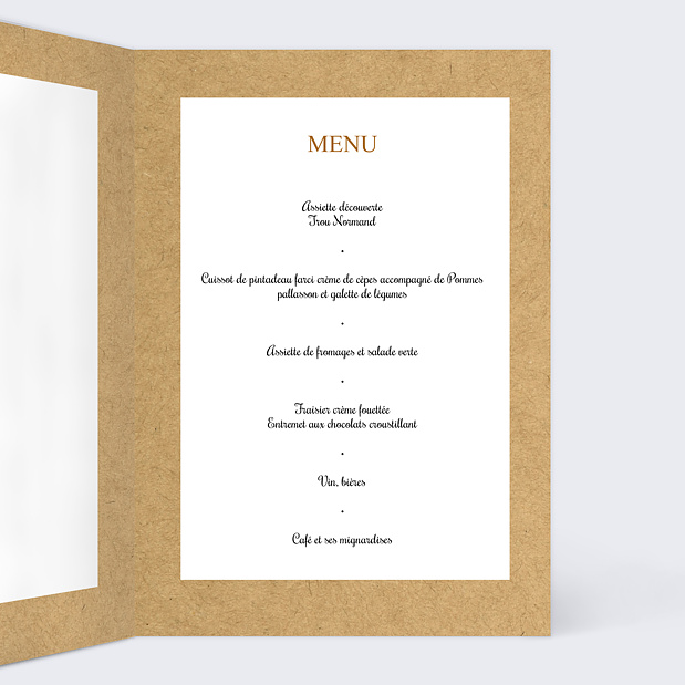 Menu Anniversaire Qui est-ce ? Intérieur Droit