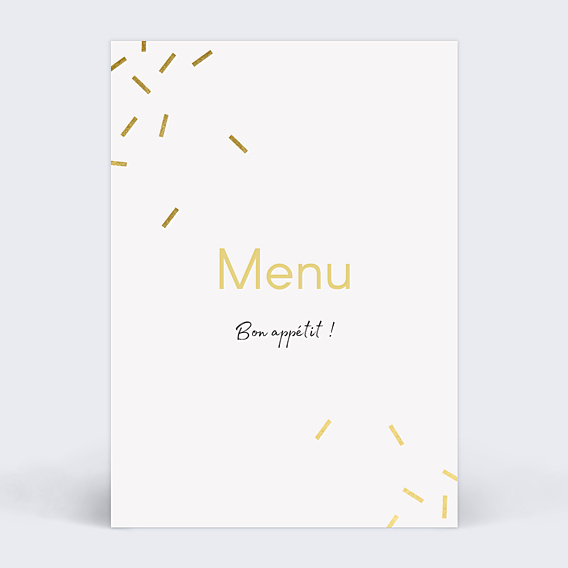 Menu Anniversaire 90 ans Chic