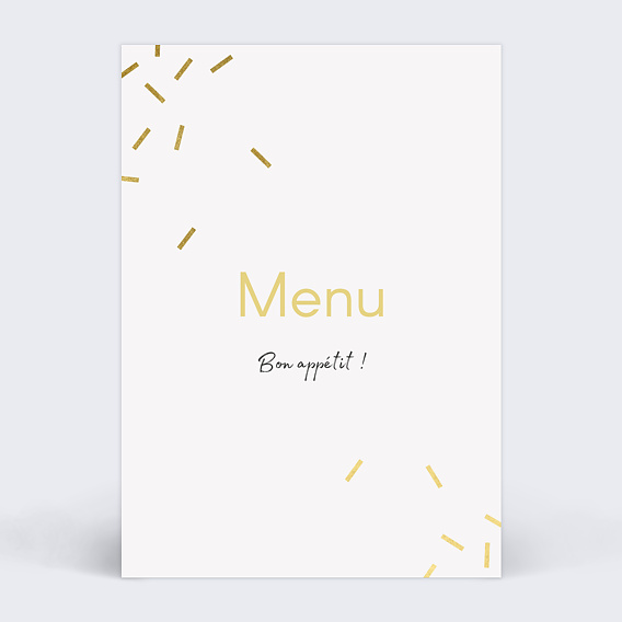 Menu Anniversaire 90 ans Chic