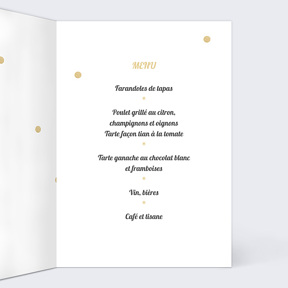 Menu Anniversaire Surprise