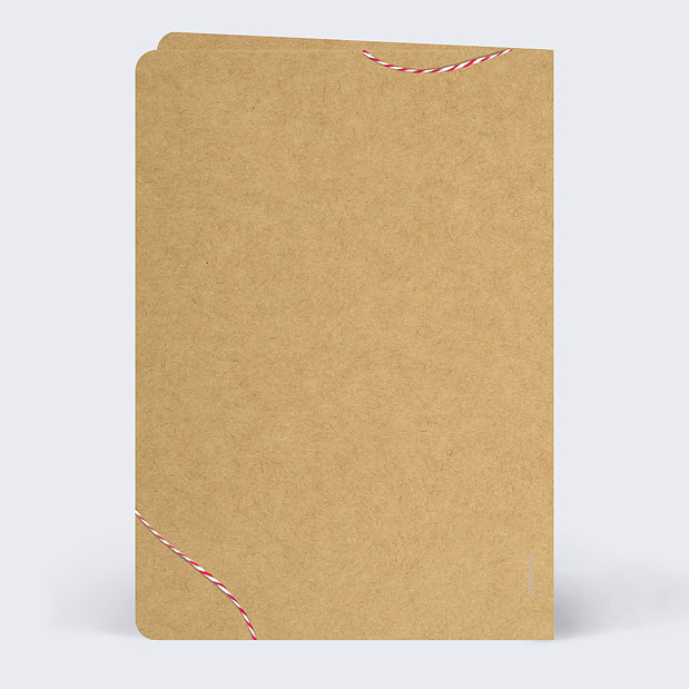 Menu anniversaire Boarding pass Verso