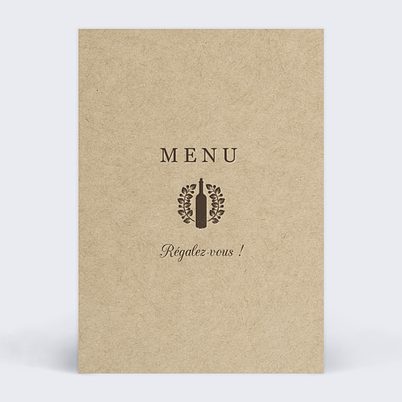 Menu Anniversaire Bonne Cuvée