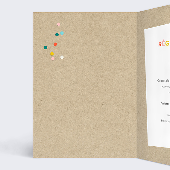 Menu Anniversaire Jeux des 7 Familles