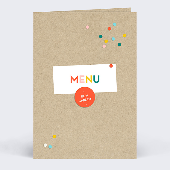 Menu Anniversaire Jeux des 7 Familles