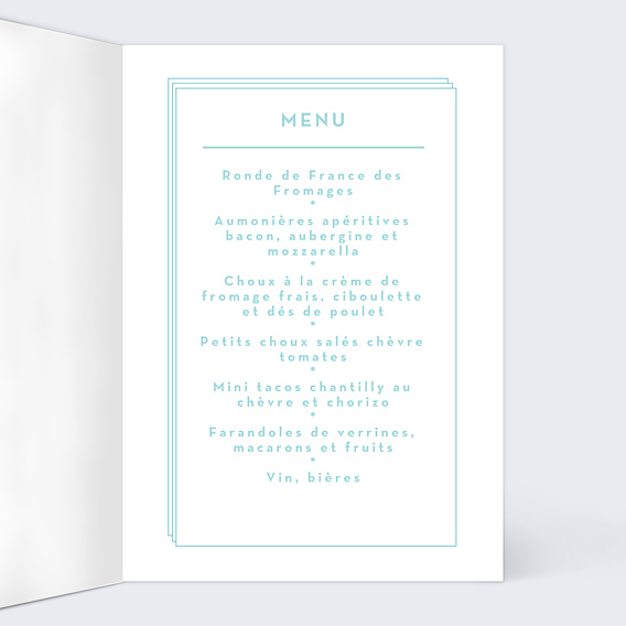 Menu Anniversaire Double Filet