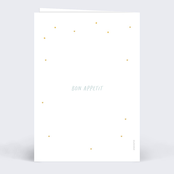 Menu anniversaire Anniversaire Pétillant Verso