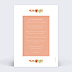 Menu Anniversaire Bouquet Printanier