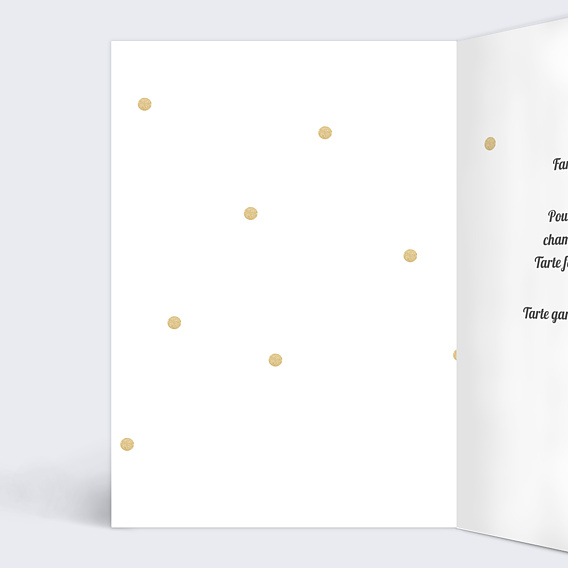 Menu anniversaire Surprise Intérieur Gauche