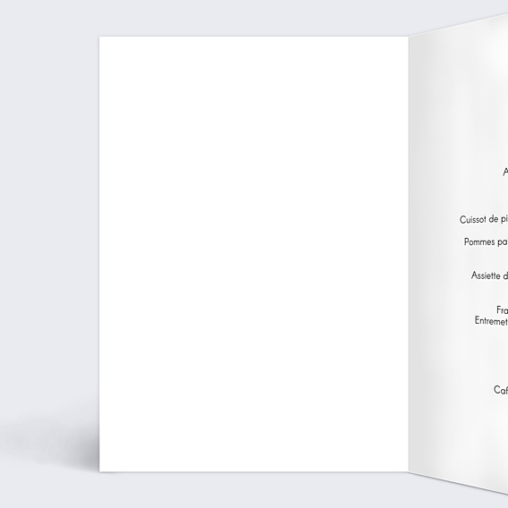 Menu Anniversaire Charme Classique