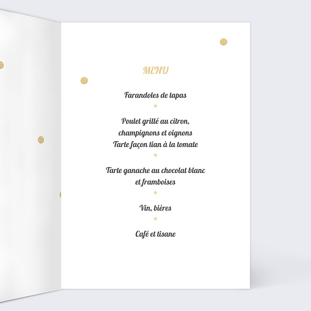 Menu Anniversaire Surprise Intérieur Droit
