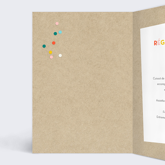 Menu anniversaire Jeux des 7 Familles Intérieur Gauche