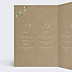 Menu Anniversaire Kraft Simple