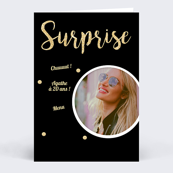 Menu Anniversaire Surprise