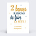 Menu anniversaire 2 en 1