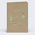 Menu Anniversaire Kraft Simple