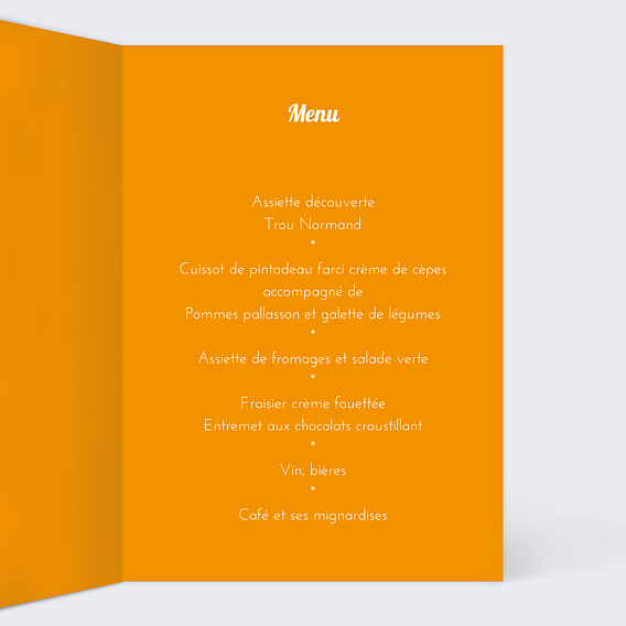 Menu anniversaire Qui Est Ce Bébé ? Intérieur Droit