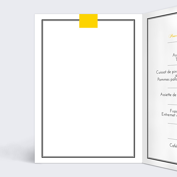 Menu Anniversaire Champagne