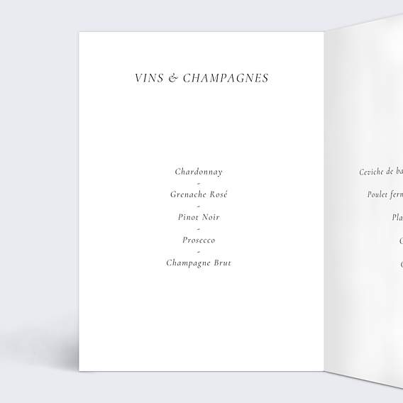 Menu Anniversaire Couronne Eucalyptus Minimaliste