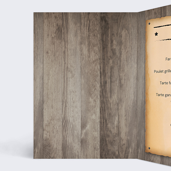 Menu Anniversaire Wanted