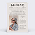 Menu anniversaire La Revue