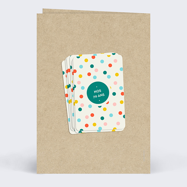 Menu Anniversaire Jeux des 7 Familles Verso