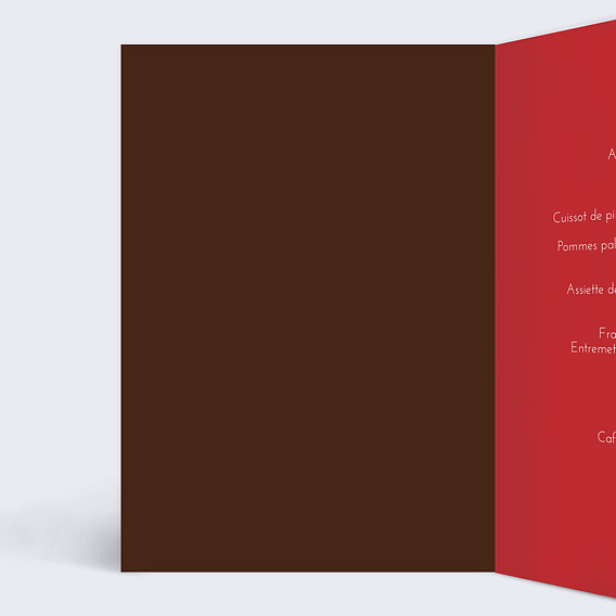 Menu anniversaire Devine Qui C'est Intérieur Gauche