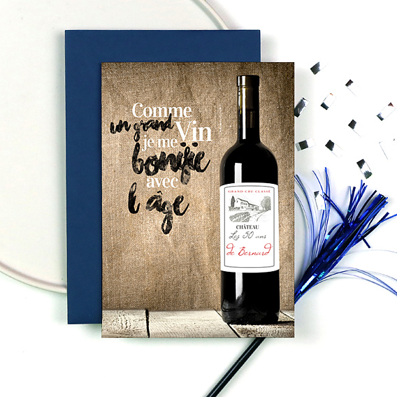 Menu anniversaire Anniversaire Millésimé Après 1