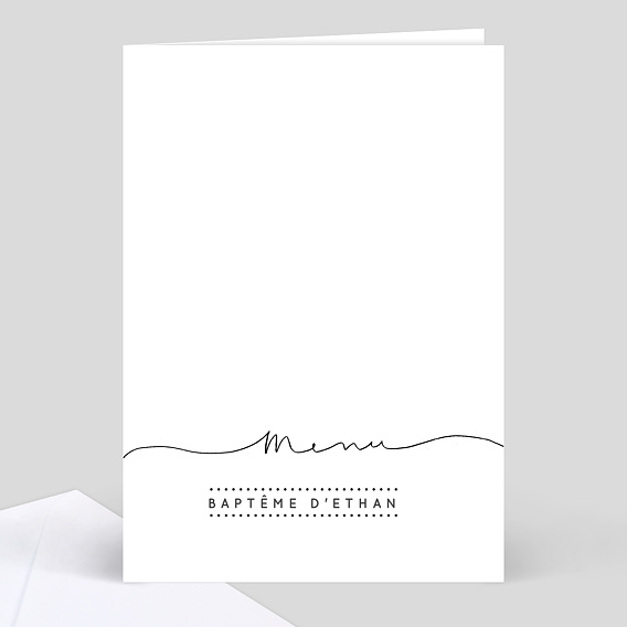 Menu Bapteme Personnalisable Popcarte Menu Bapteme Personnalisable Popcarte
