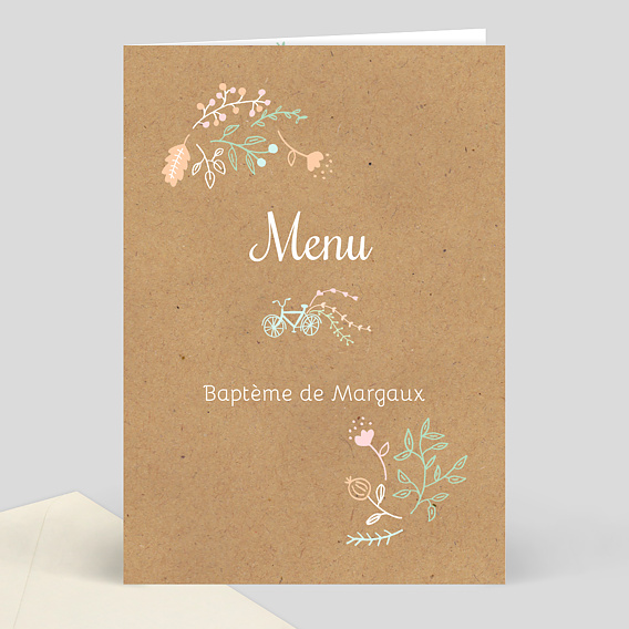 Menu Baptême Promenade champêtre