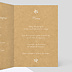 Menu baptême Dentelle kraft Intérieur Droit