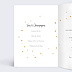 Menu Baptême Golden Dots