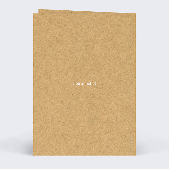 Menu baptême Lauriers Verso