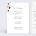 Menu Baptême Couronne de Fleurs Sauvages