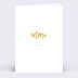Menu Baptême Gold Dots