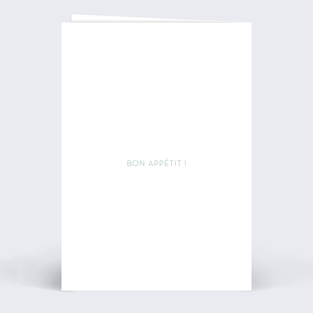 Menu de Baptême Gold Dots Verso