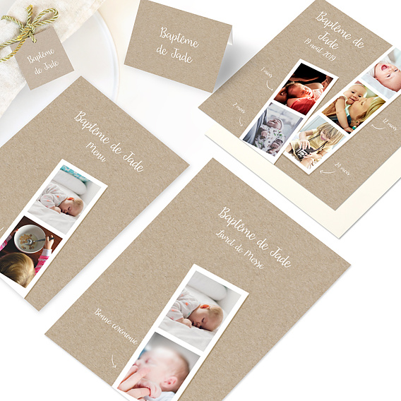 Menu baptême Photomaton Après 4