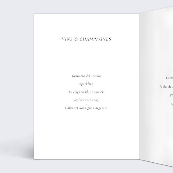 Menu Baptême Couronne Ocre Eucalyptus