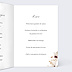 Menu Baptême Couronne de Fleurs Sauvages