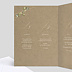 Menu baptême Nature Kraft Intérieur Gauche