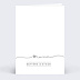 Menu baptême Lettres chic